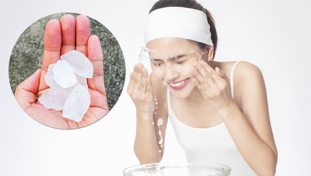 फिटकरी का जादू नेचुरल ग्लो: पिंपल्स और दाग-धब्बों का आसान इलाज